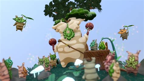 korok 3d|Korok from Zelda BOTW .